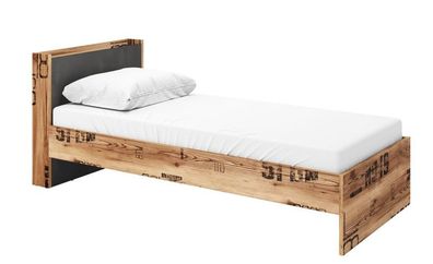 Bett Fargo FG13 mit Lattenrost und Taschenfederkernmatratze 90 x 200 cm