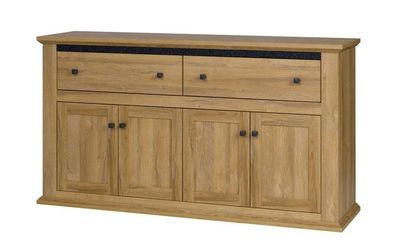 Kommode MEZO MZ10 Sideboard 160x87x45 4 Türen 2 Schubladen Wohnzimmerschrank