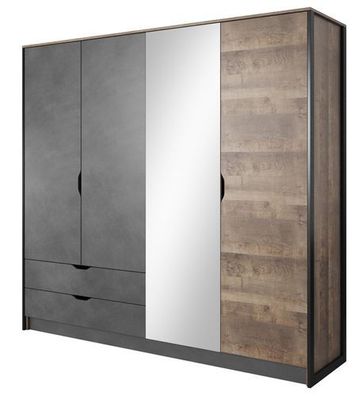 Kleiderschrank Arden Schlafzimmer Schrank Spiegel