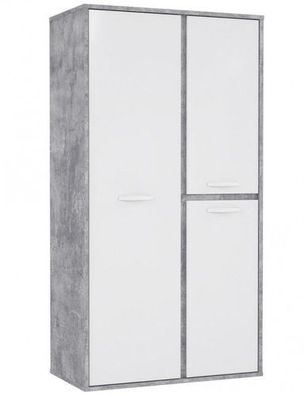 Kleiderschrank Canmore CNMS821L, 3 Türiger Schrank 2 Kleiderstangen