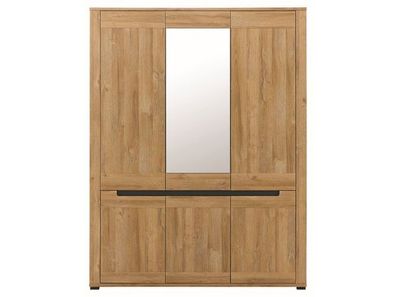 Kleiderschrank YORK Y8 Schrank 149x193,5x54 cm 6 Türen Schrank Spiegel