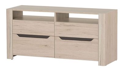 Fernsehschrank Desjo 21 Lowbord Unterschrank mit Schublade Sanremo Eiche