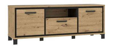 Fernsehschrank Trondheim TDHT132 Unterschrank Lowboard 2 Türen 1S chublade