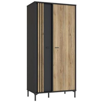 Kleiderschrank Joakimis JMXT131-M637 Schrank 92x198x52 cm 2 Türen