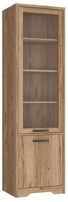 Vitrine Joadakis JDKV711 Wohnzimmerschrank 55x192x42cm Vitrinenschrank 2 Türen