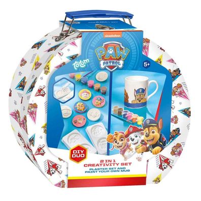 Paw Patrol - Geschenkbox Tasse bemalen & Gips giessen