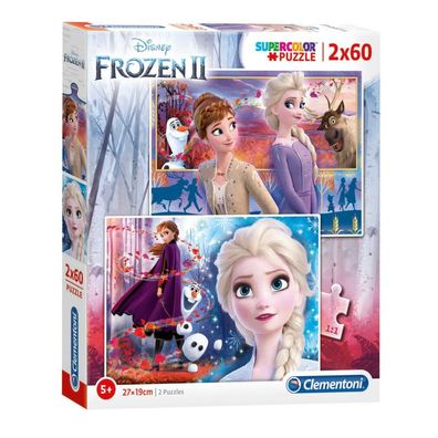 Clementoni Puzzle Disney Gefroren 2, 2x60tlg