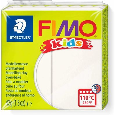 FIMO Kinder Knetmasse Weiß, 42gr