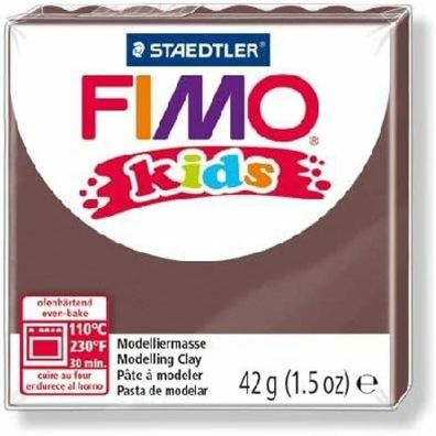 FIMO Kinder Knetmasse Braun, 42gr