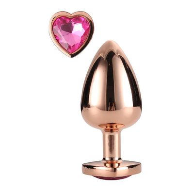 Schimmernde LIEBE ROSE GOLD PLUG MEDIUM