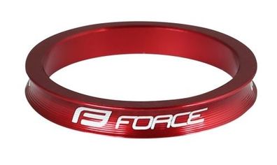 spacer headset FORCE 1 1/8" AHEAD 5 mm Al. red