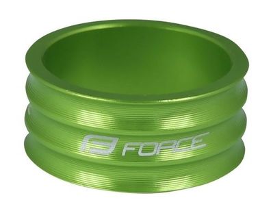 spacer headset FORCE 1 1/8" AHEAD 15 mm Al. green