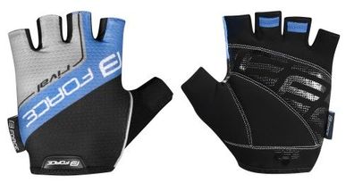 Kurzfinger Handschuhe FORCE RIVAL schwarz - blau