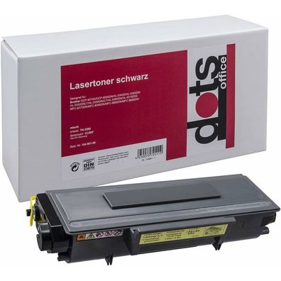 dots schwarz Toner ersetzt brother TN-3280BK