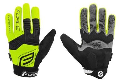 Handschuhe FORCE MTB Autonomy. fluor + 15 °C und darüber