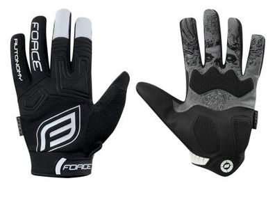 Handschuhe FORCE MTB Autonomy schwarz + 15 °C und darüber