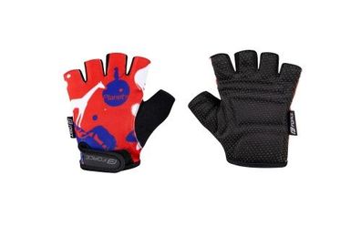 Handschuhe F Planets KID blau-rot