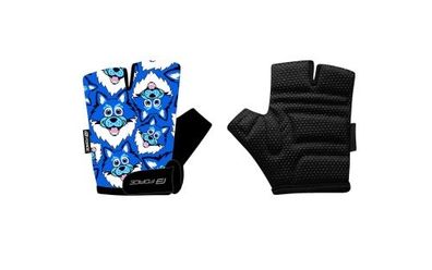 Handschuhe FORCE WOLFIE KID blau-schwarz