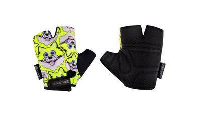 Handschuhe FORCE WOLFIE KID gelb-weiss