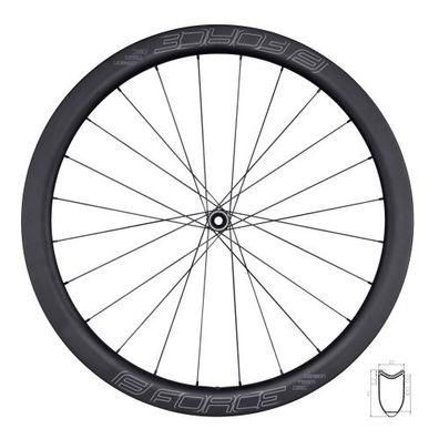 wheel front road FORCE TEAM SP CARBON DISC 45 tub