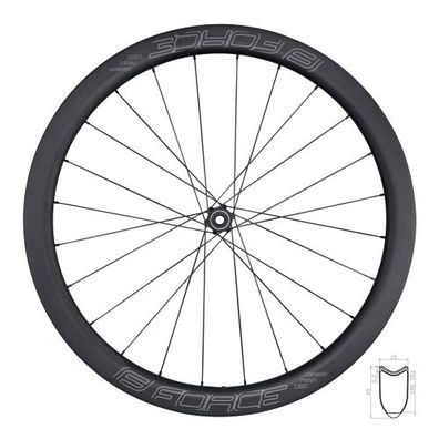 wheel rear road FORCE TEAM SP CARBON DISC 45 tub