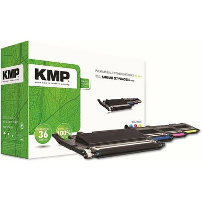 4 KMP SA-T53V schwarz, cyan, magenta, gelb Toner ersetzen Samsung CLT-P406C (SU375A)