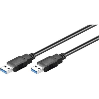 goobay USB 3.0 A Kabel 5,0 m schwarz