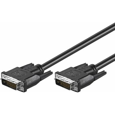 goobay DVI-D Kabel 5,0 m schwarz