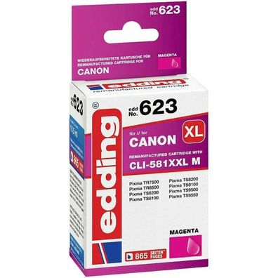 edding EDD-623 magenta Tintenpatrone ersetzt Canon CLI-581XXL M