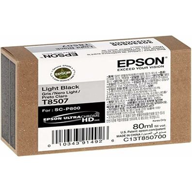 EPSON T8507 Light Schwarz Tintenpatrone