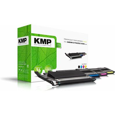 4 KMP SA-T89V schwarz, cyan, magenta, gelb Toner ersetzen Samsung CLT-P404C (SU365A)