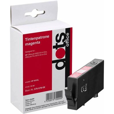 dots magenta Tintenpatrone ersetzt HP 903XL (T6M07AE)