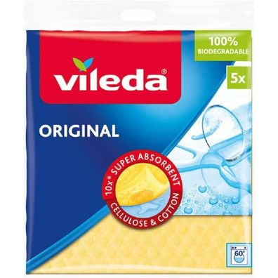 vileda Original Schwammtücher 5 Tücher