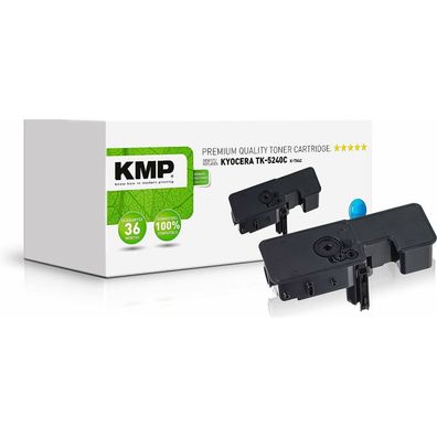 KMP K-T84C cyan Toner ersetzt Kyocera TK-5240C