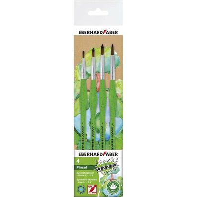 Eberhard FABER Green Winner Pinsel-Set, 4-teilig