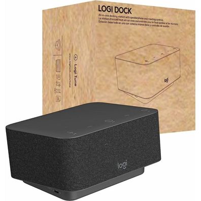 Logitech Logi Dock Freisprecheinrichtung grau