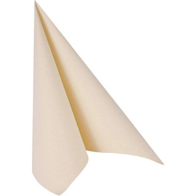 50 Papstar Servietten champagner 1-lagig 20,0 x20,0 cm