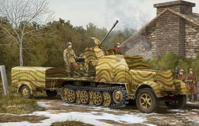 Trumpeter 1:35 1527 German 3,7cm Flak 43 auf Selbstfahrlafette Sd. Kfz. 7/2