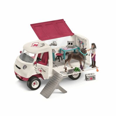 Schleich Horse Club Mobile Tierärztin mit Hannoveraner Fohlen