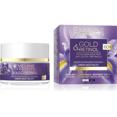 Eveline Gold & Retinol 60+ Anti-Falten Pflegecreme für Tag und Nacht