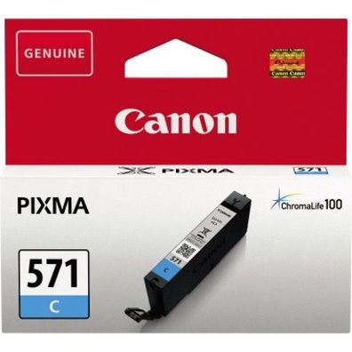 Canon Ink CLI-571C CLI571C Cyan (0386C001)