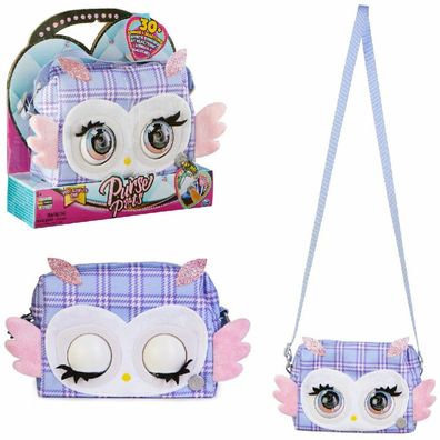 Purse Pets - Print Perfect Eule (lila/rosa)