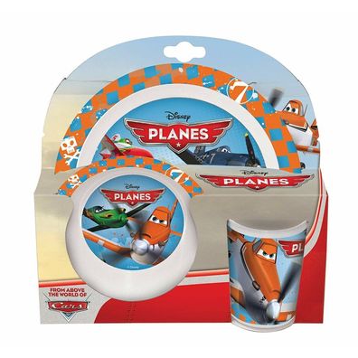 Disney Planes - 3-teiliges Melamin Set