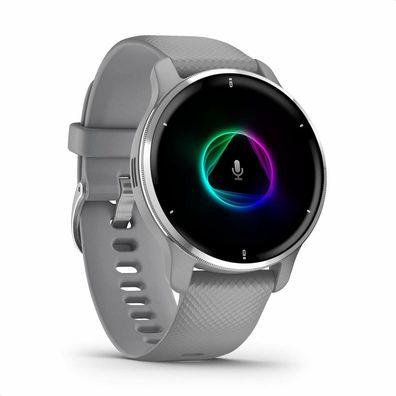 GARMIN Venu 2 Plus Smartwatch grau, silber