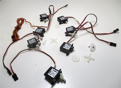 Robbe 8503 Micro-Servo 10g Bastler-Konvolut 7 Stück ohne OVP (Z162-12h)