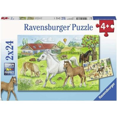 Ravensburger Stallpuzzle 2x24 Teile