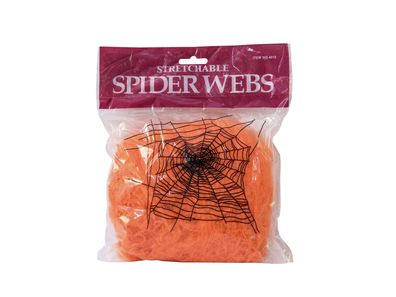 Europalms Halloween Spinnennetz orange 50g