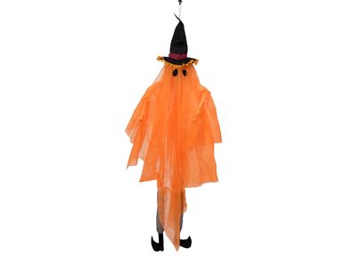 Europalms Halloween Figur Geist mit Hexenhut, 150cm