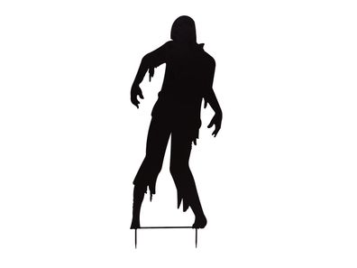 Europalms Silhouette Metall Zombie Mann, 135cm