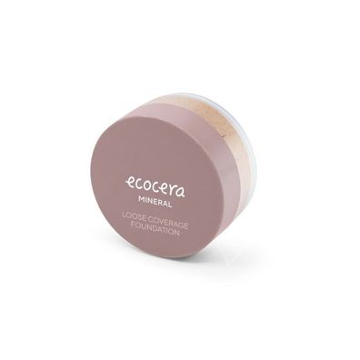 Ecocera Powder Covering Mineral Foundation W1 Lisbona (warmer Farbton)